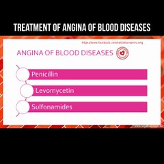 Treatment of angina of blood diseases