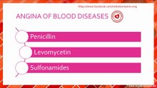 Treatment of angina of blood diseases