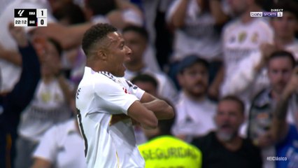La Liga : Passe laser de Bellingham ... Mbappé ouvre finalement le score dans ce Clasico !