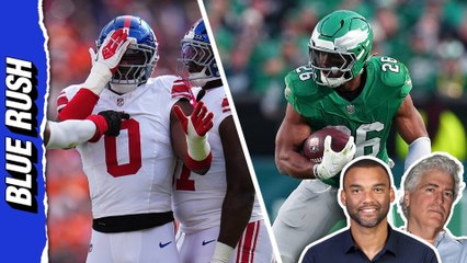 Will the Giants stop Saquon AGAIN in Philly rematch? | Blue Rush