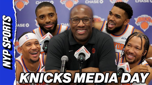 Best of from Mike Brown, Jalen Brunson, Karl-Anthony Towns, Josh Hart, Mikal Bridges at Knicks Media Day