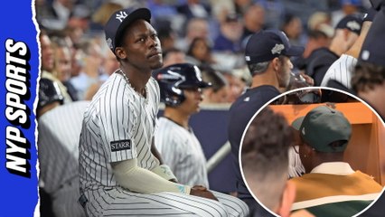 Jazz Chisholm Jr. turns back on media after being left out of Game 1 lineup