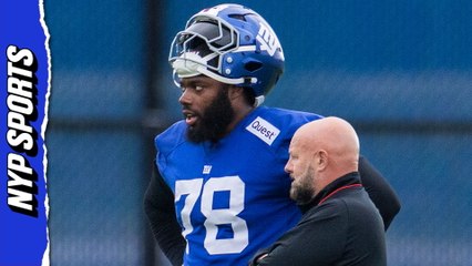 Will Andrew Thomas suit up for Giants' home opener against the Chiefs?