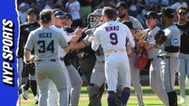 Benches clear at Citi after Sandy Alcantara hits Mark Vientos