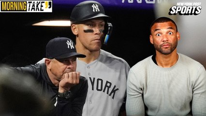Aaron Judge just backed Aaron Boone into a corner | Morning Take