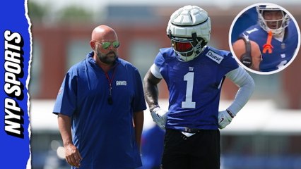 Malik Nabers, Brian Daboll get in HEATED exchange on sideline during Week 1 matchup with Washington