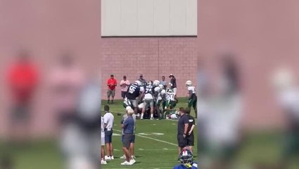 Jets-Giants practice gets violent after tackling incident