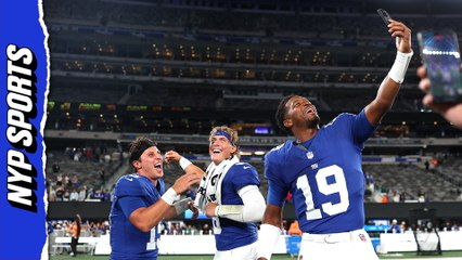 Jaxson Dart thrills again in sharp start to cap first preseason with Giants in style