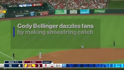 Cody Bellinger pulls off shoestring catch to secure Yankees' win over Cardinals