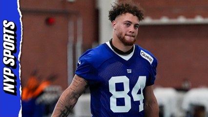 Giants' Theo Johnson assesses Day 1 of training camp with Brandon London