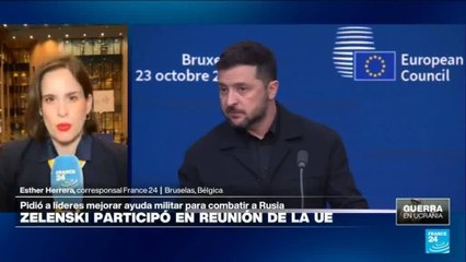 Zelenski pide a la UE utilizar activos rusos congelados para producción de armas