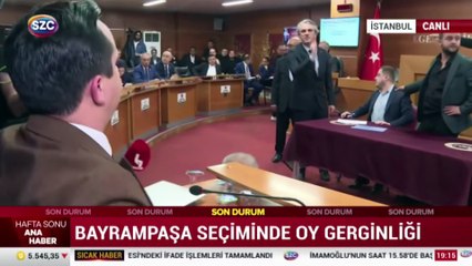 Bayrampaşa seçiminde oy gerginliği!