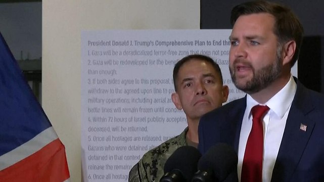 J.D. Vance intenta disipar los temores sobre el cese el fuego en Gaza