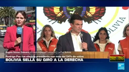 Informe desde La Paz: reacciones a la victoria electoral de Rodrigo Paz