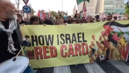 Continúan protestas por participación de Israel en deportes a pesar de cese el fuego