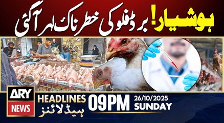 Prime Time Headlines || ARY News 9 PM Headlines || 26th Oct 2025