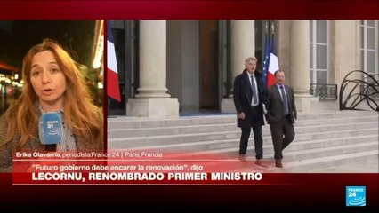 Informe desde París: desconcierto por la renovación de Lecornu como primer ministro