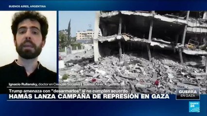 Hamás lanza campaña de represión en Gaza tras retirada parcial del Ejército israelí