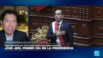 Así han sido las primeras horas de José Jerí como presidente de Perú