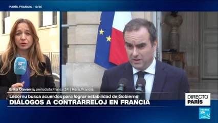 Lecornu intenta acuerdo de presupuesto y tilda de "remota" una disolución del Parlamento francés
