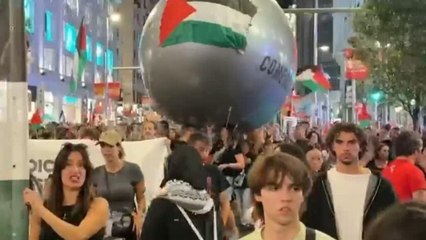 Madrid se une a las movilizaciones que piden el fin de la guerra en Gaza