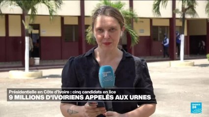 Présidentielle en Côte d'Ivoire : "l'affluence est plutôt faible" à Yopougon, Abidjan