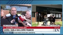 Votó Guillermo Francos