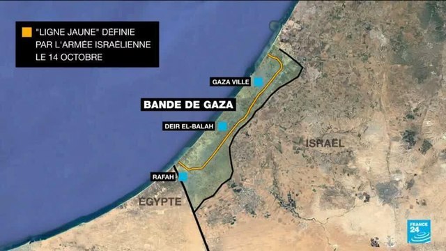 Cessez-le-feu à Gaza, la ligne jaune bloque les déplacés