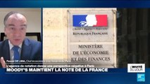Dette publique : Moody's maintient la note de la France