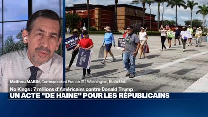 Des foules géantes d'Américains mobilisées contre "le roi" Trump aux États-Unis