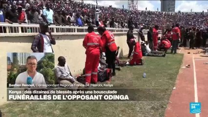 Kenya : des dizaines de blessés après une bousculade aux funérailles de Raila Odinga