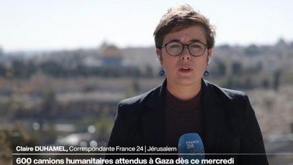 Réouverture du point de passage de Rafah : 600 camions humanitaires attendus