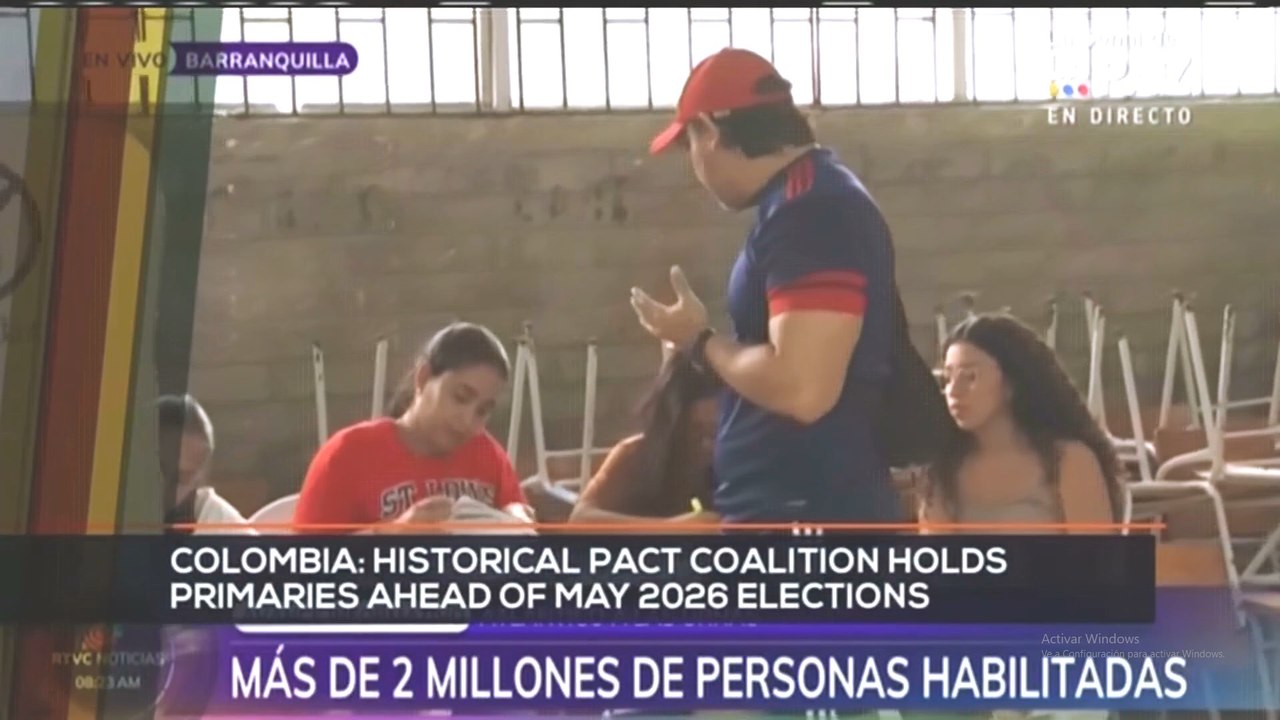 FTS 12:30 26-10: Colombia: Historical Pact Coalition holds primaries ahead of May 2026 elections