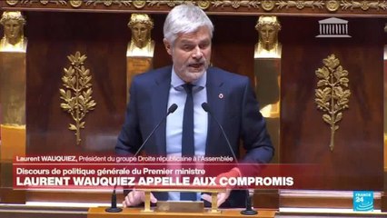 Crise politique en France : Laurent Wauquiez appelle au compromis