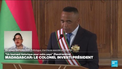 "Un tournant historique pour notre pays" : le colonel Randrianirina investi président de Madagascar