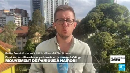 Tirs dans un stade de Nairobi, l'hommage à Raila Odinga se mue en mouvement de panique