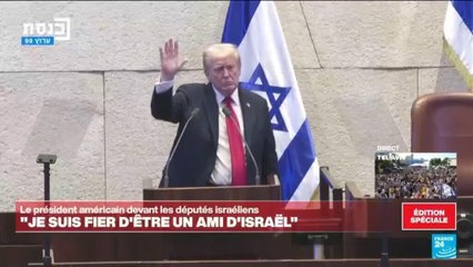 REPLAY - Donald Trump s'exprime à la Knesset : "Nous allons construire un avenir ensemble"