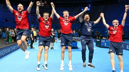 Tennis de table : l'équipe de France championne d'Europe, du jamais-vu depuis 27 ans