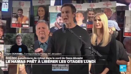 Gaza: un haut responsable du Hamas dit que la libération des otages commencera lundi matin très tôt