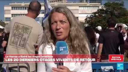 Israël : la foule salue les hélicoptères transportant les ex-otages du Hamas