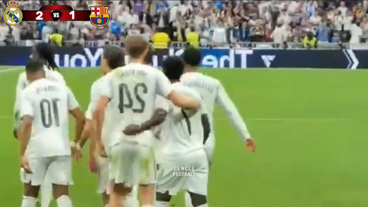 Real Madrid 2-1 Barcelona | LaLiga Highlights & Goals | Mbappé & Bellingham Shine.! | EL CLÁSICO