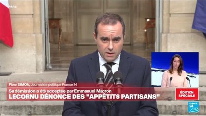 Démission de Lecornu : ce qu'il faut retenir de son discours à Matignon