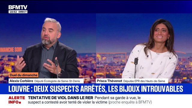 Cambriolage au Louvre: Quand la police a les moyens, elle travaille vite , déclare Alexis Corbière, député (Écologiste et social)