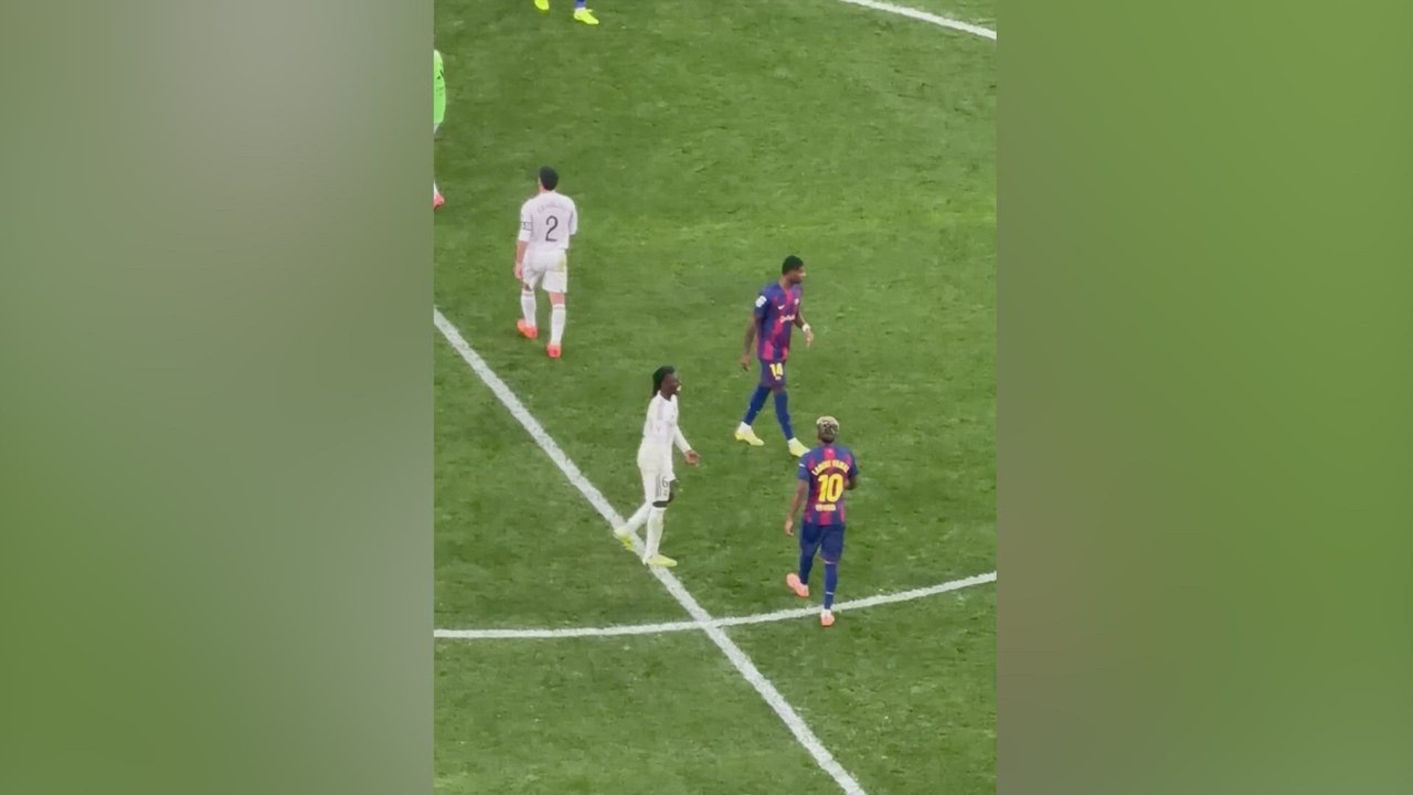 Todo lo que no viste tras el final del clásico: trifulca, celebración del Real Madrid...