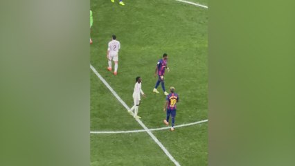 Todo lo que no viste tras el final del clásico: trifulca, celebración del Real Madrid...