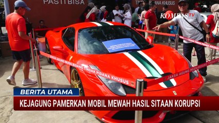 Kejagung Pamerkan Kendaraan Mewah Hasil Sitaan Dari Kasus Korupsi | BERITA UTAMA