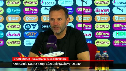 Okan Buruk: Zorlu bir takıma karşı iyi bir galibiyet