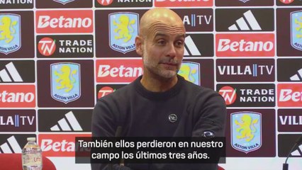 GUARDIOLA ELOGIA A EMERY Y HABLA ASÍ DEL ASTON VILLA