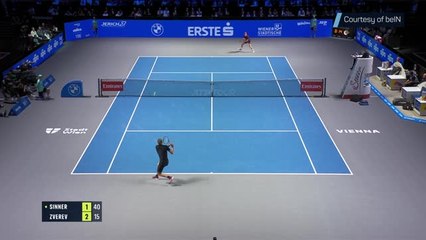 Sinner comes from a set down to reclaim Vienna Open title