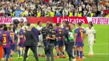 Real Madrid - Barcelona Players FIGHT